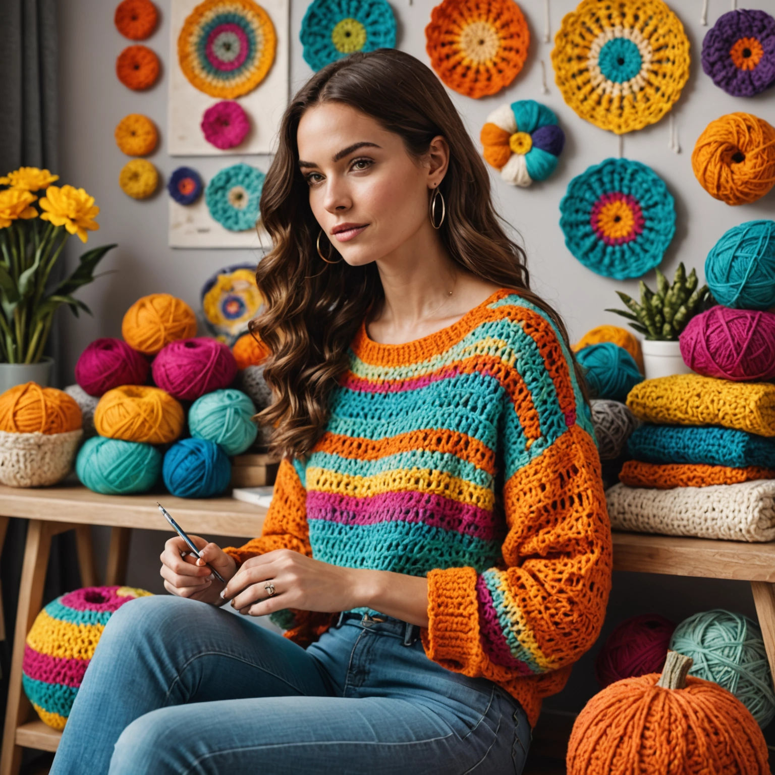 Знаменитости и рукоделие: как связать топ крючком, вдохновляясь стилем звезд